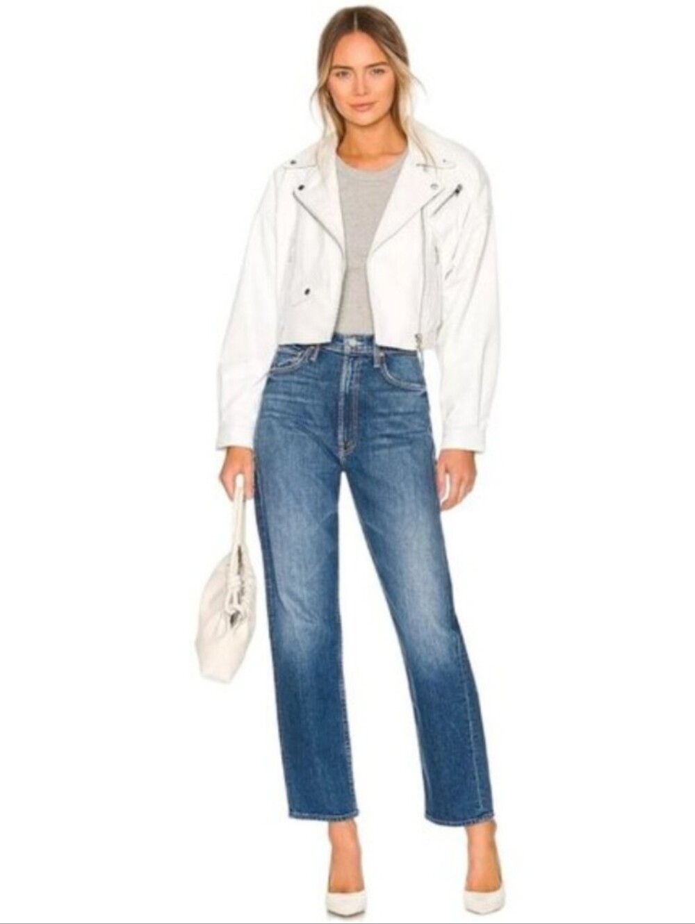 Mother Superior Jeans High Waisted Study Hover Denim in Treating Myself Blue 26